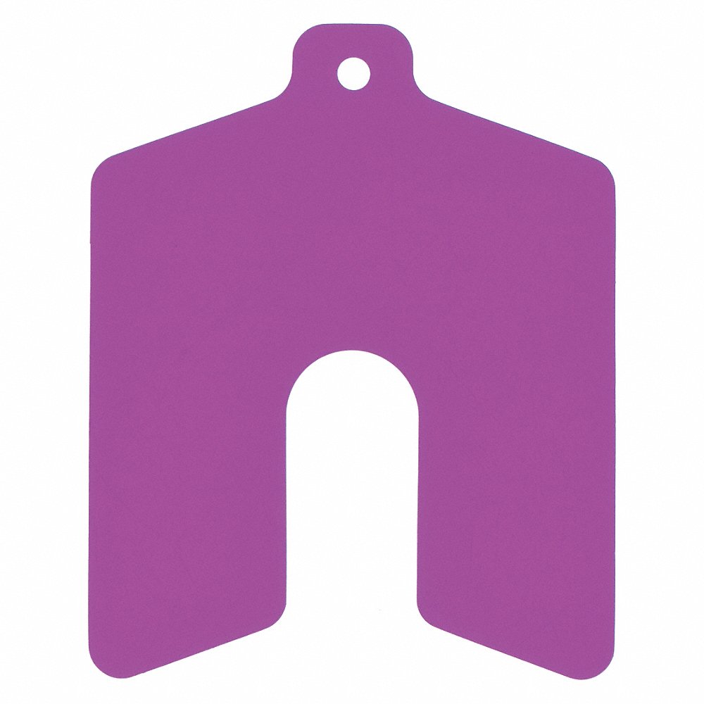 PRECISION BRAND 42102 Slotted Shim Tab Aa 0.0015 Inch - Pack Of 20 | AE3UTU 5GB92