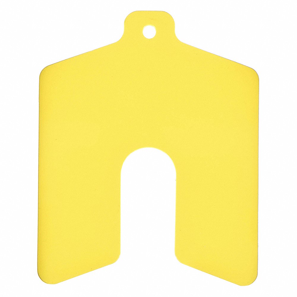 PRECISION BRAND 42145 Slotted Shim Tab B 0.0200 Inch - Pack Of 20 | AE3VLX 5GE45