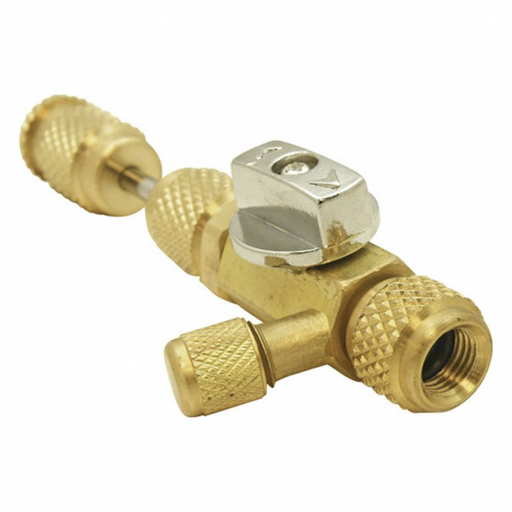 Valve Core Remover, 6 Inch Lg, Brass, 1/4 Inch Male SAE Right-Hand