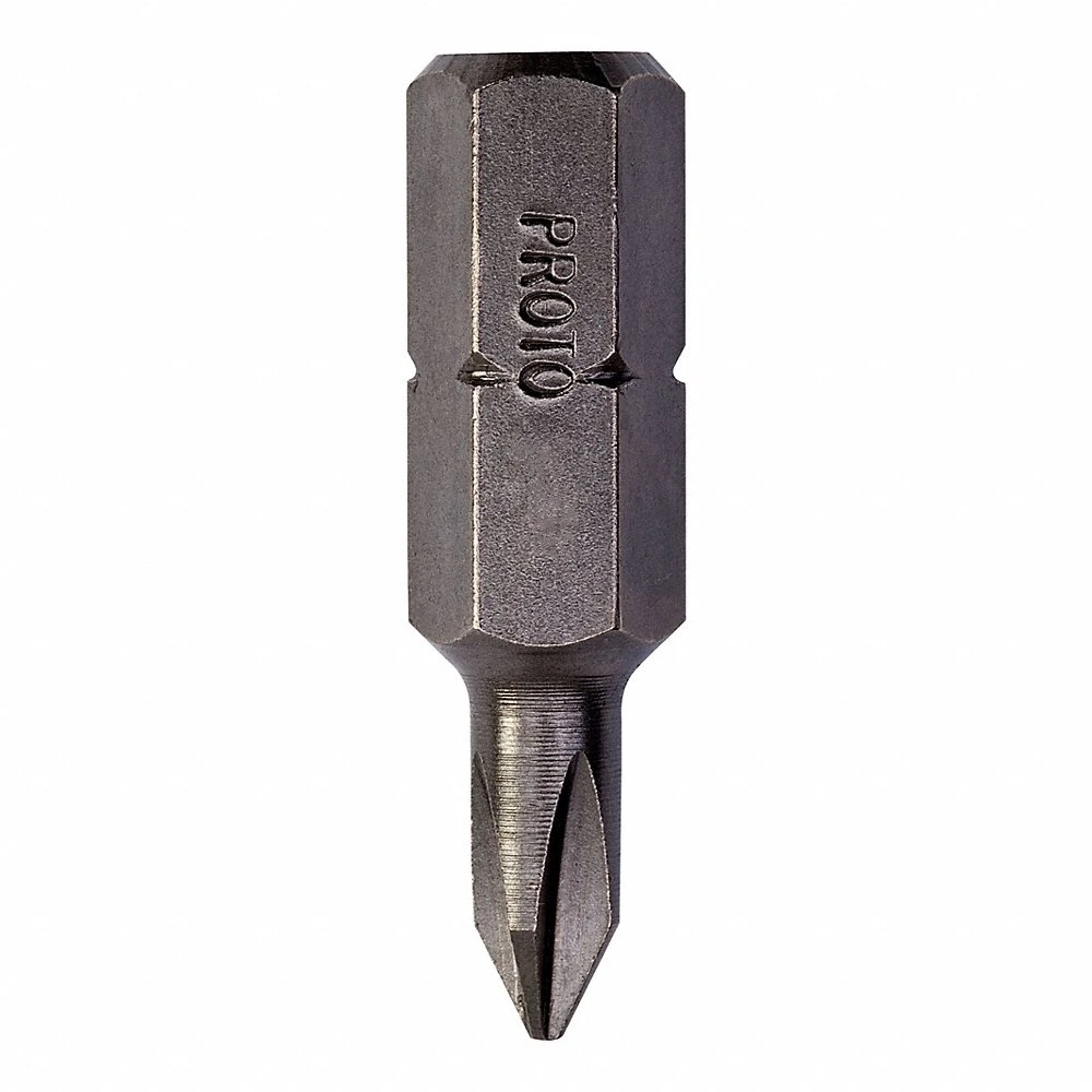 Insert Bit, Imperial, PH1 Bit Industry Size, Standard, 1 Inch Length, Impact Rated