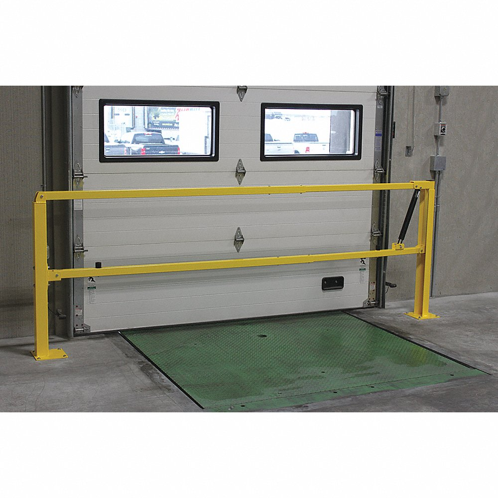 PS DOORS ESG-144-PCY Single Opening Loading Dock Safety Gate, Manual, 132 Inch Opening Wd | CM9ANT 422L36