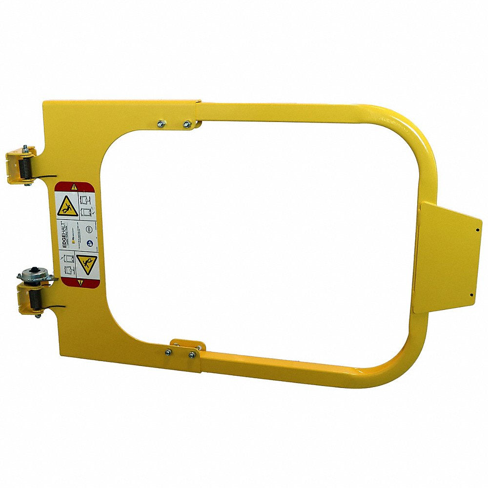 PS DOORS LSG-3040-PCY Ladder Safety Gate, 30 To 40 Inch Opening Size, Powder Coated Yellow | CM9GQH