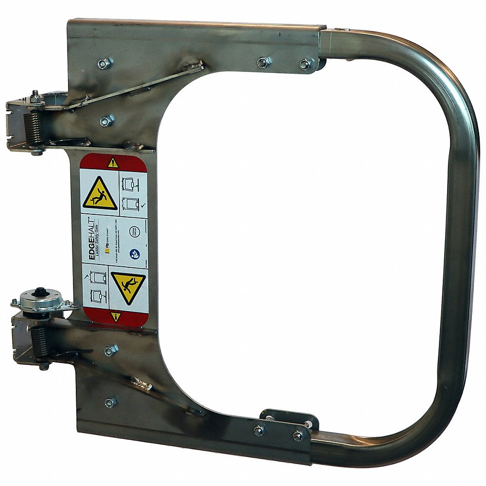 PS DOORS LSGPS-2030-304SW Posi Stop Ladder Safety Gate, 20 To 30 Inch Opening Size, 304 SS Seal Welded | CM9GQA