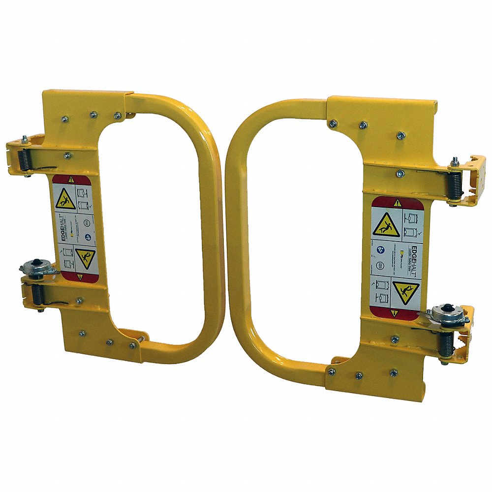 PS DOORS LSGPSD-3040-PCY Posi Stop Double Ladder Safety Gate, 30 To 40 Inch Opening Size, Powder Coated Yellow | CM9GPH