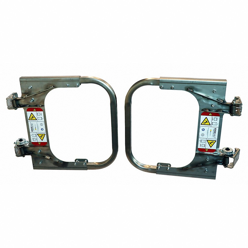 PS DOORS LSGPSD-4060-304SW Posi Stop Double Ladder Safety Gate, 40 To 60 Inch Opening Size, 304SS Seal Welded | CM9GPQ