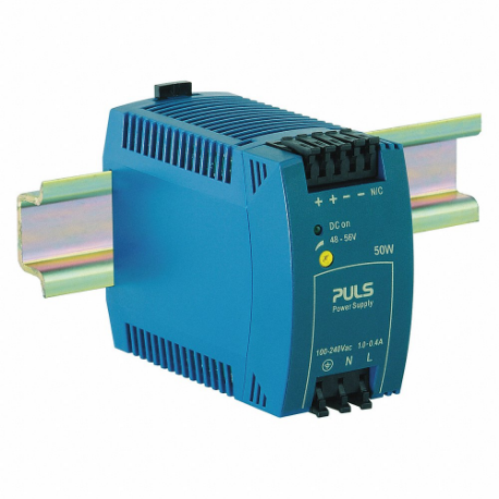 PULS DC ML50.105 Power Supply, 100 To 240 V AC, Single, 48 To 56V DC, 50W, 1.05, Din Rail | CT8HJA 45ET90