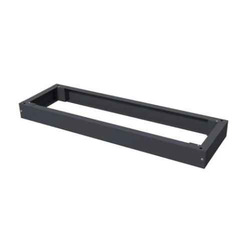 QUADRITALIA QTA-P011204C Plinth Kit, 100 x 1200 x 400mm, Carbon Steel, Ral 7024 Graphite Gray, Powder Coat Finish | CV7VHK