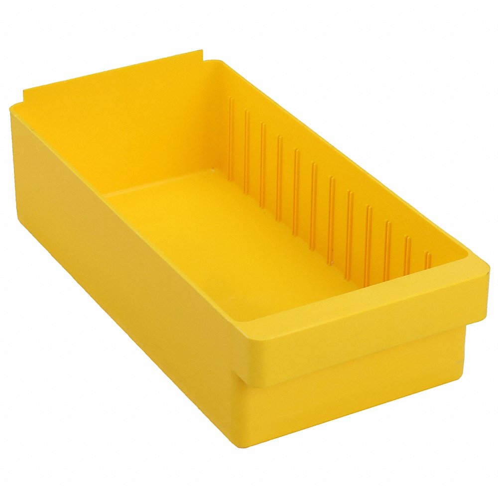 QUANTUM STORAGE SYSTEMS QED606YL Drawer Bin 17-5/8 x 8-3/8 x 4-5/8 Inch Yellow | AC2KLJ 2KWC9
