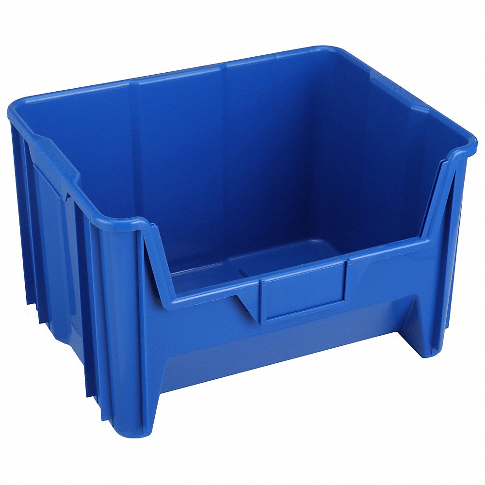 QUANTUM STORAGE SYSTEMS QGH700BL Bin 15-1/4 Inch Length 19-7/8 Inch Width Blue | AA3KFU 11M620