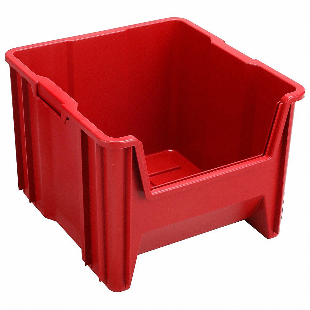 QUANTUM STORAGE SYSTEMS QGH800RD Bin 17-1/2 Inch Length 16-1/2 Inch Width Red | AA3KGE 11M631