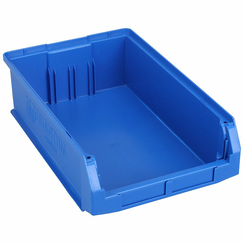 QUANTUM STORAGE SYSTEMS QMS531BL Bin 19-3/4 Inch Length 12-3/8 Inch Width Blue | AB3VCW 1VH41