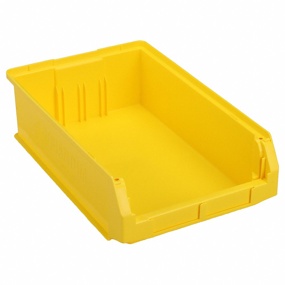 QUANTUM STORAGE SYSTEMS QMS531YL Bin 19-3/4 Inch Length 12-3/8 Inch Width Yellow | AB3VCZ 1VH44