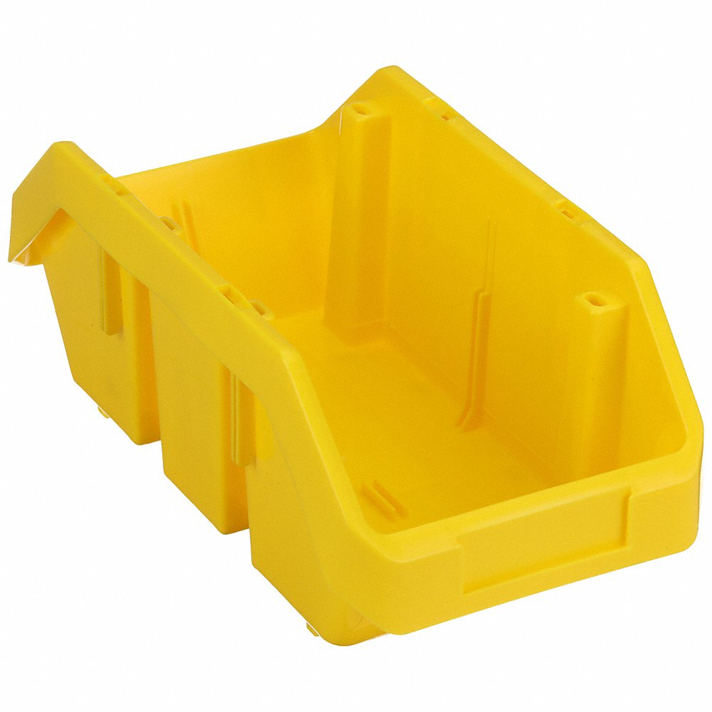 QUANTUM STORAGE SYSTEMS QP1265YL Cross-stacking Bin 12-1/2 Inch Length 5 Inch Height | AC3FQJ 2TB63
