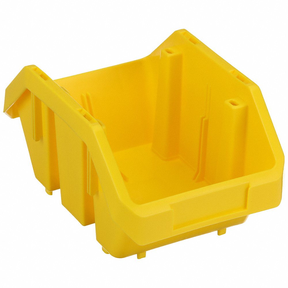 QUANTUM STORAGE SYSTEMS QP965YL Cross-stacking Bin 9-1/2 Inch Length Yellow | AC3FQG 2TB61