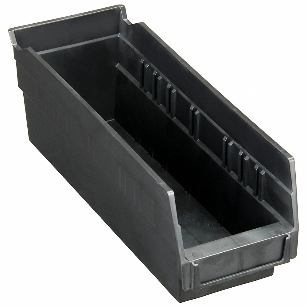 QUANTUM STORAGE SYSTEMS QSB101CO Esd Conductive Bin 11-5/8 x 4-1/8 x 4 In | AD9GHT 4RR27