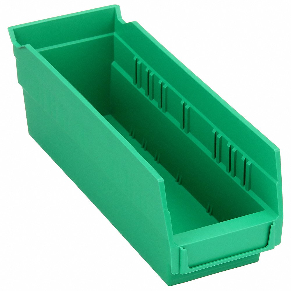 QUANTUM STORAGE SYSTEMS QSB101GN Shelf Bin 11-5/8 Inch Length 4-1/8 Inch Width 4 Inch Height | AF6AEG 9U072