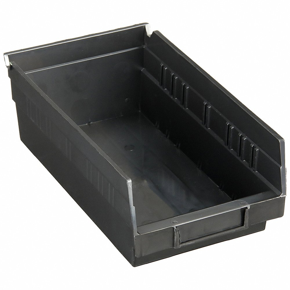 QUANTUM STORAGE SYSTEMS QSB102CO Esd Conductive Bin 11-5/8 x 6-5/8 x 4 In | AE4NFN 5LY63