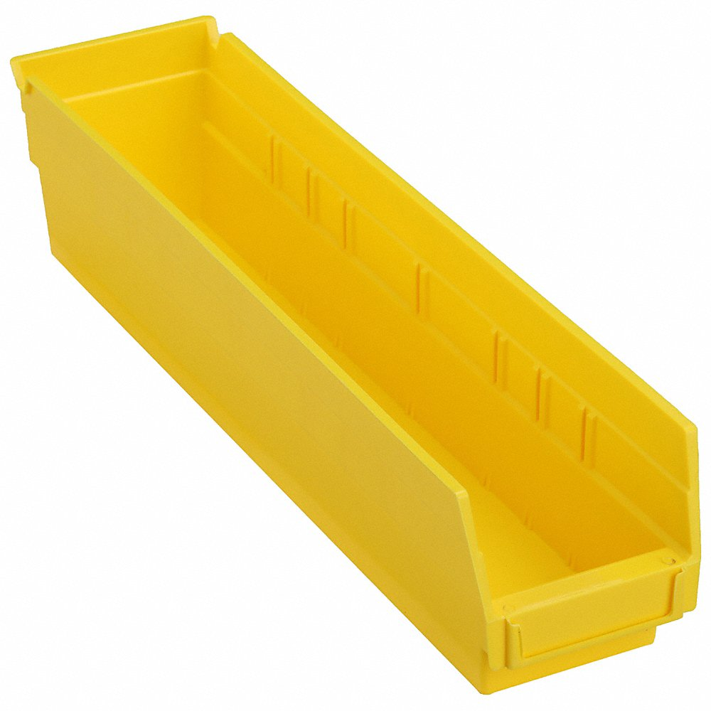 QUANTUM STORAGE SYSTEMS QSB103YL Shelf Bin 17-1/8 Inch Length 4-1/8 Inch Width 4 Inch Height | AF4BRH 8PCC0