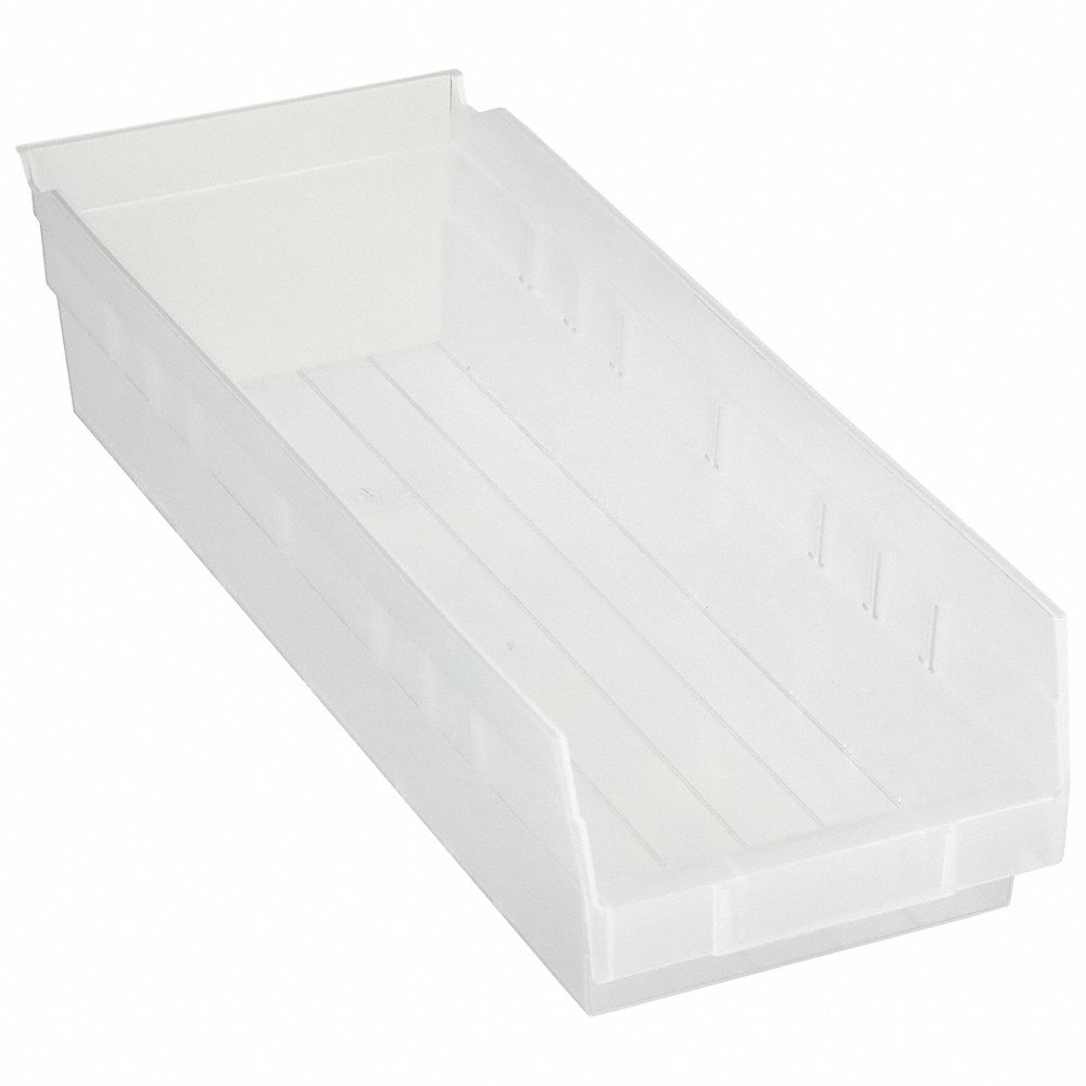 QUANTUM STORAGE SYSTEMS QSB104CL Shelf Bin 17-7/8 Inch Length 6-5/8 Inch Width 4 Inch Height | AE8MVL 6ECF0