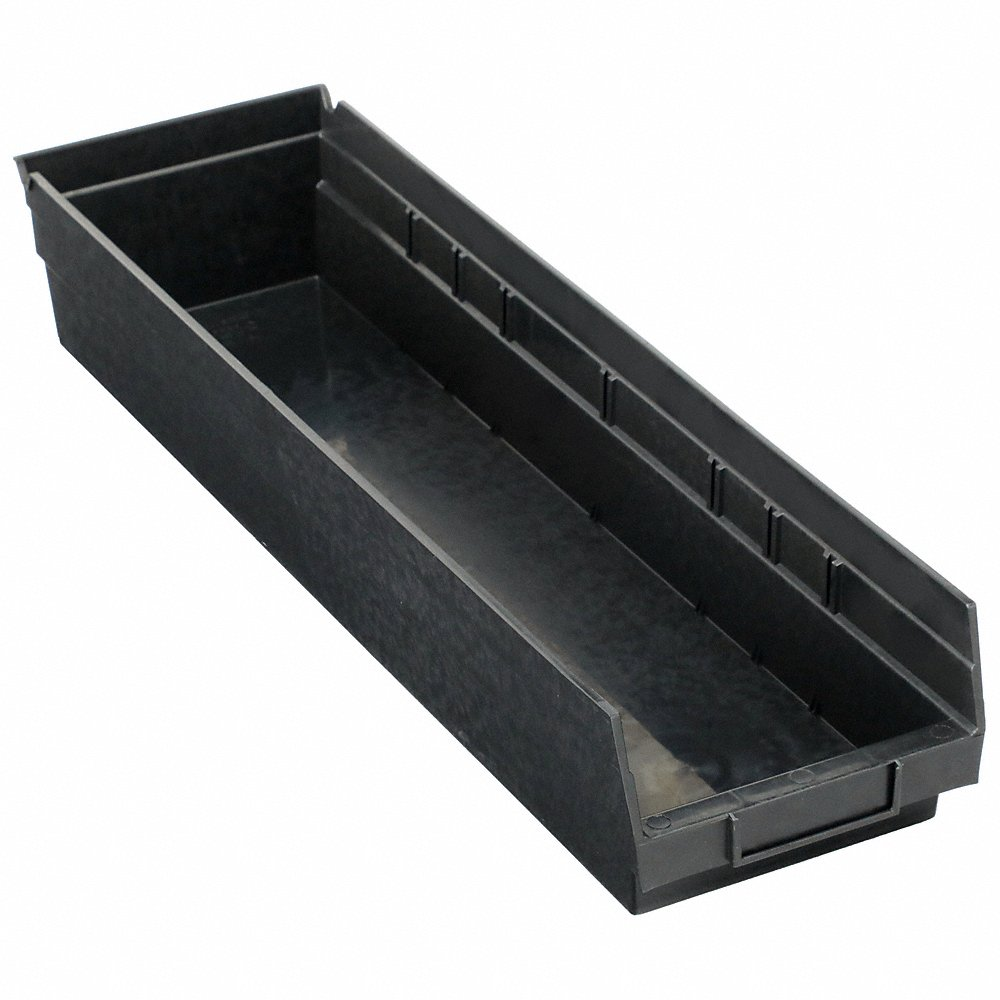 QUANTUM STORAGE SYSTEMS QSB106CO Esd Conductive Bin 23-5/8 x 6-5/8 x 4 In | AE4NFQ 5LY65