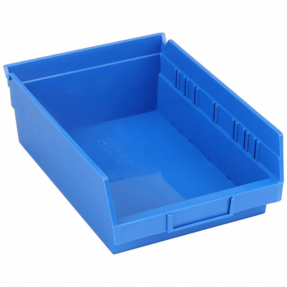 QUANTUM STORAGE SYSTEMS QSB107BL Shelf Bin 11-5/8 Inch Length 8-3/8 Inch Width 4 Inch Height | AF4MKV 9CHP9