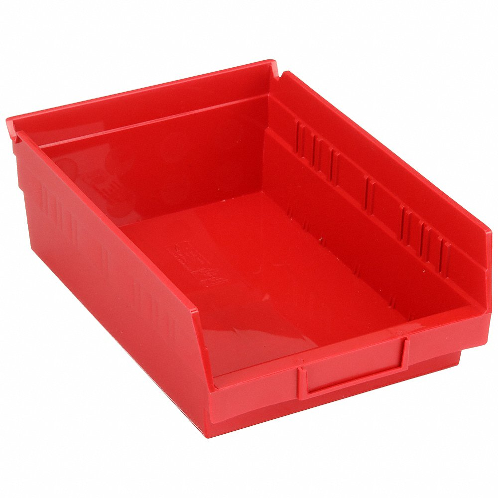 QUANTUM STORAGE SYSTEMS QSB107RD Shelf Bin 11-5/8 Inch Length 8-3/8 Inch Width 4 Inch Height | AF3QUL 8C512