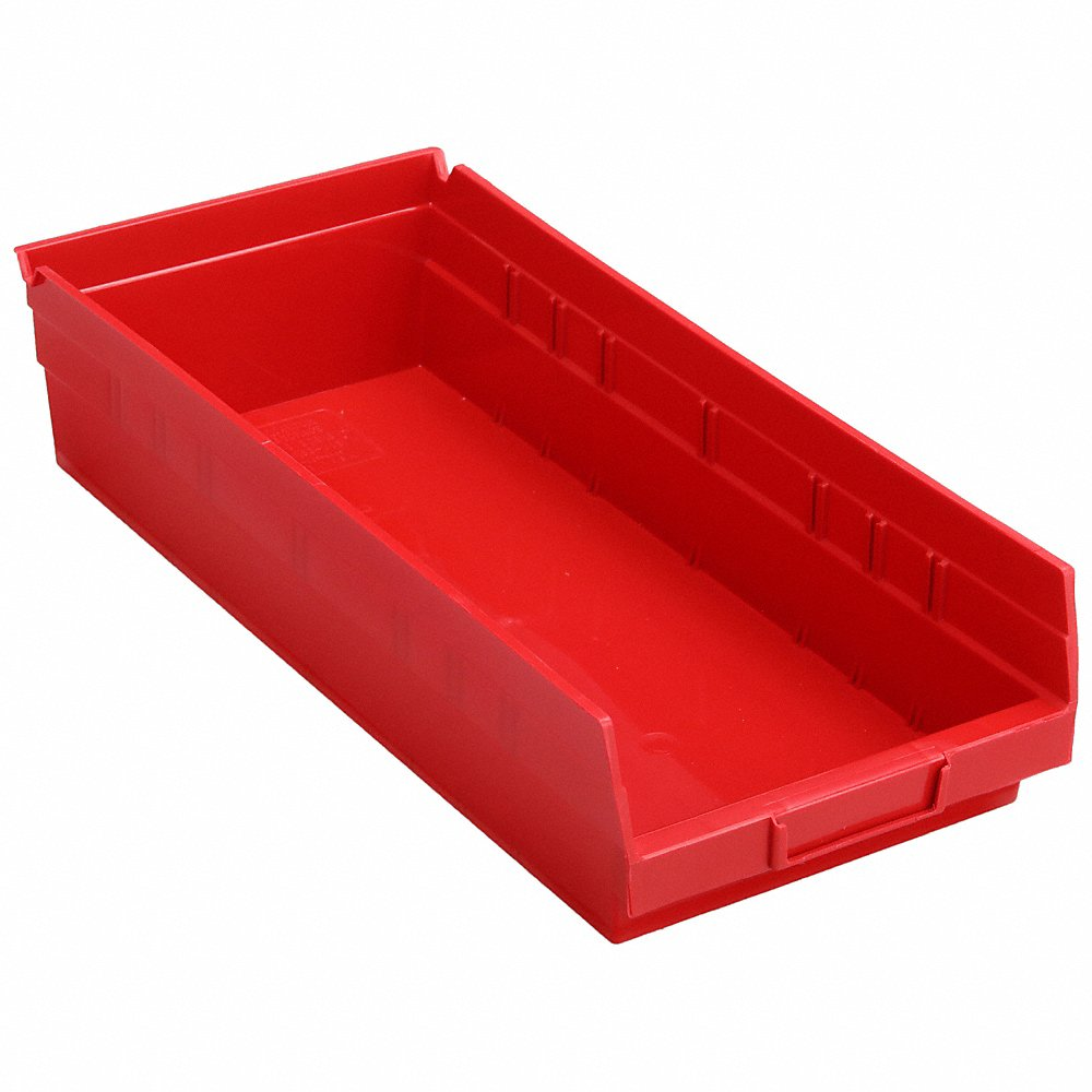 QUANTUM STORAGE SYSTEMS QSB108RD Shelf Bin 17-7/8 Inch Length 8-3/8 Inch Width 4 Inch Height | AF3QWD 8C918