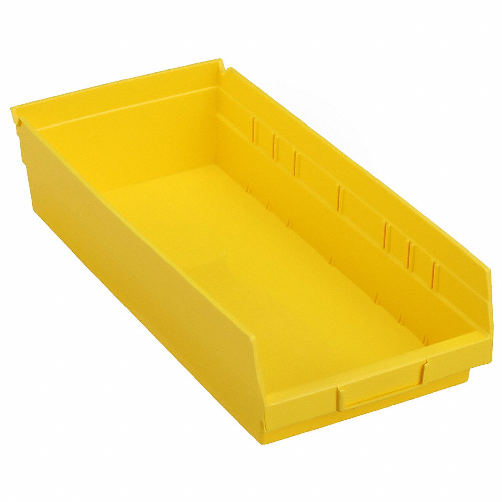 QUANTUM STORAGE SYSTEMS QSB108YL Shelf Bin 17-7/8 Inch Length 8-3/8 Inch Width 4 Inch Height | AF4NUT 9DUW7