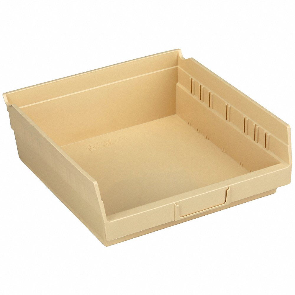QUANTUM STORAGE SYSTEMS QSB109IV Shelf Bin 11-5/8 Inch Length 4 Inch H Ivory | AF4XFR 9NPN2