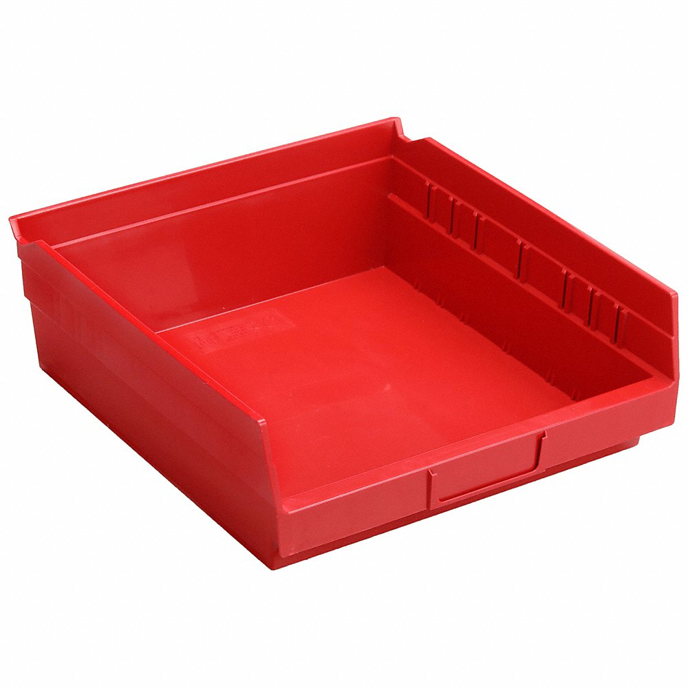 QUANTUM STORAGE SYSTEMS QSB109RD Shelf Bin 11-5/8 Inch Length 4 Inch H Red | AF4FAT 8UMC6