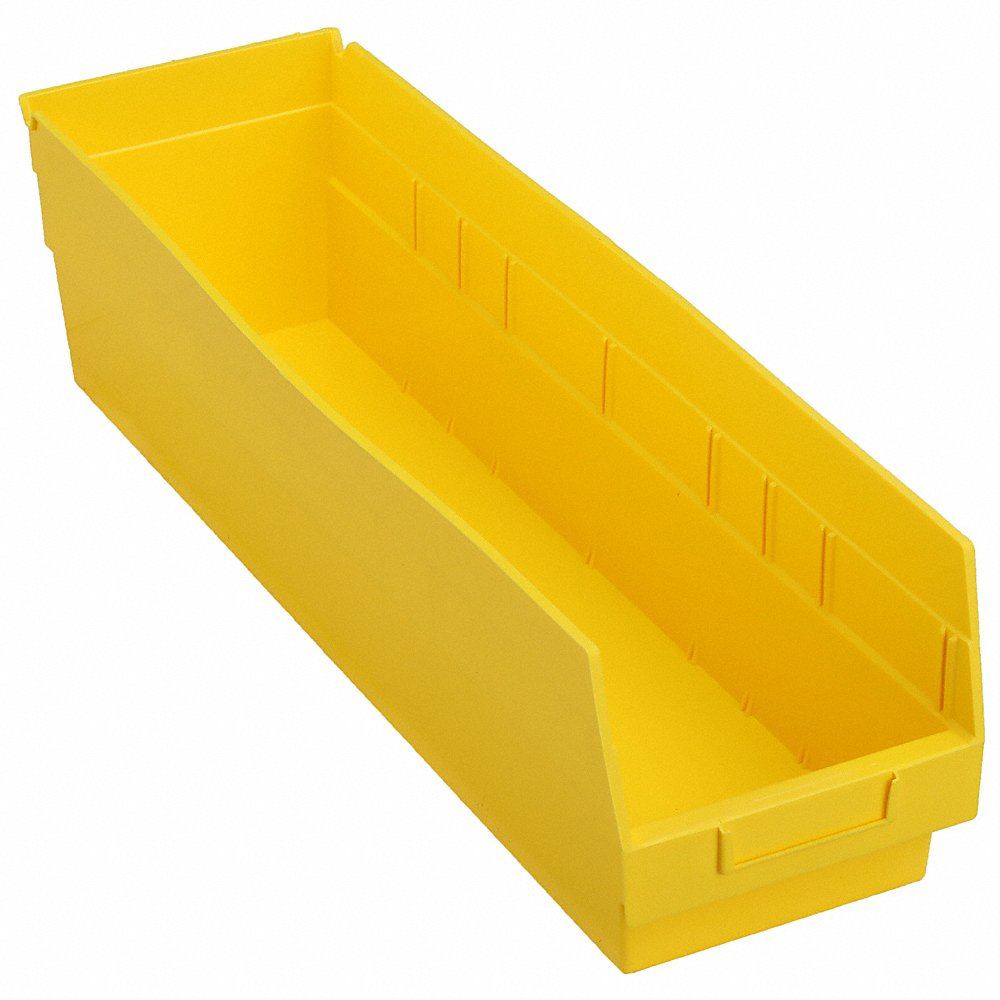 QUANTUM STORAGE SYSTEMS QSB206YL Shelf Bin 23-5/8 Inch Length 6-5/8 Inch Width 6 inch Height | AC4FZE 2ZMU8