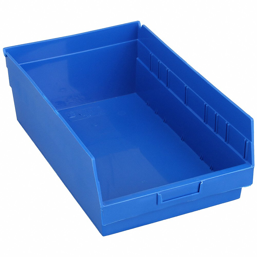 QUANTUM STORAGE SYSTEMS QSB210BL Shelf Bin 17-7/8 Inch Length 6 Inch H Blue | AC4FXX 2ZMP5