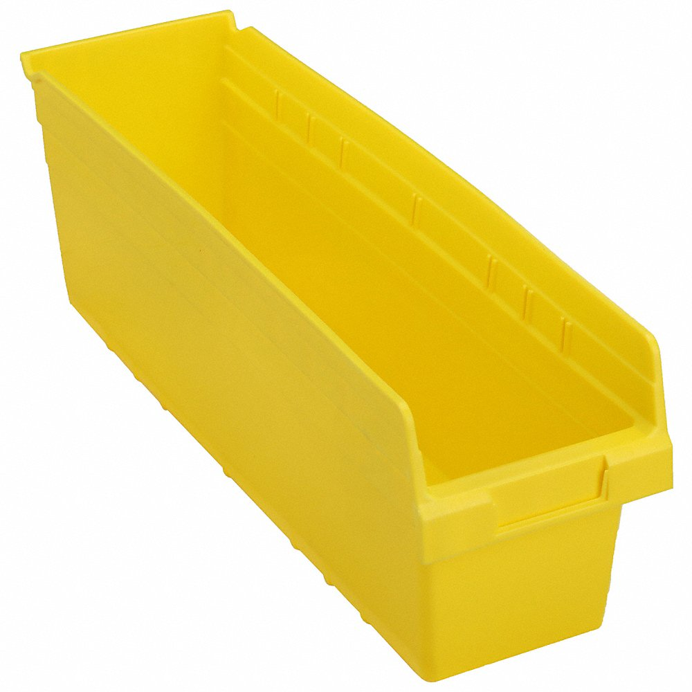 QUANTUM STORAGE SYSTEMS QSB806YL Shelf Bin 23-5/8 Inch Length 6-5/8 Inch Width 8 inch Height | AC6HRA 33Z303