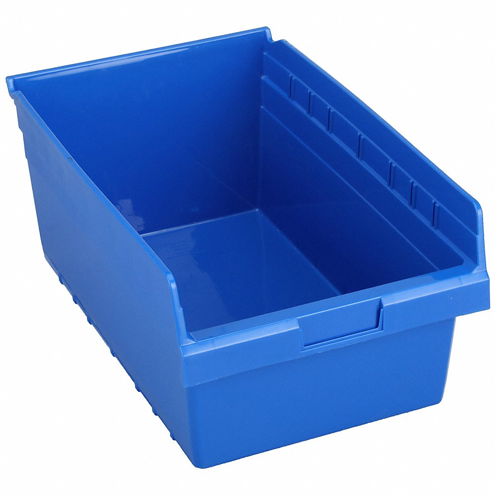QUANTUM STORAGE SYSTEMS QSB810BL Shelf Bin 17-7/8 Inch Length 8 Inch H Blue | AC6HRL 33Z313