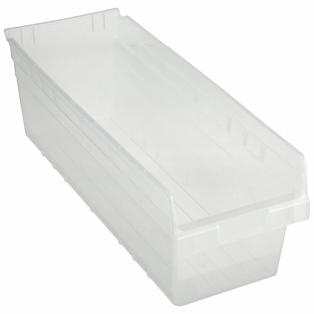 QUANTUM STORAGE SYSTEMS QSB814CL Shelf Bin 23-5/8 x 8-3/8 x 8 In. | AG6WFT 49H212