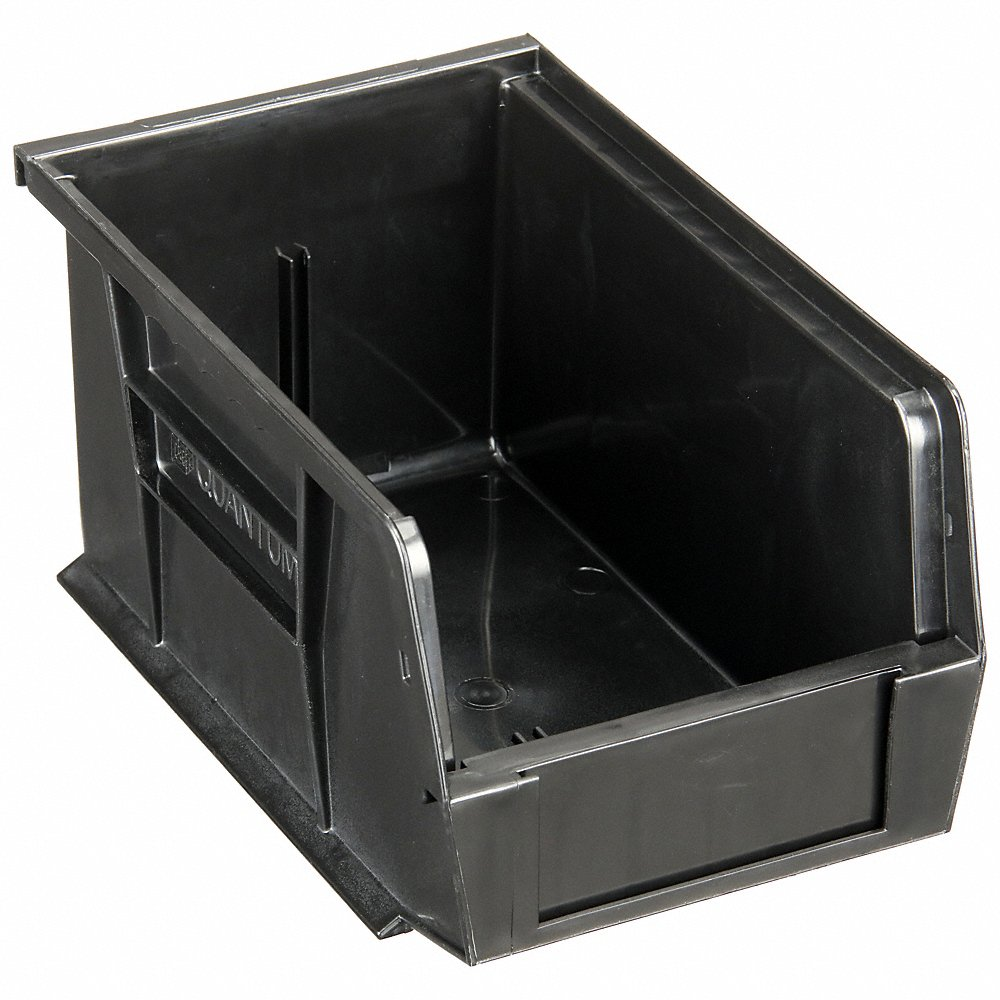 QUANTUM STORAGE SYSTEMS QUS221BK Hang And Stack Bin 9-1/4 Inch Length 6 Inch Width | AC6HRW 33Z322