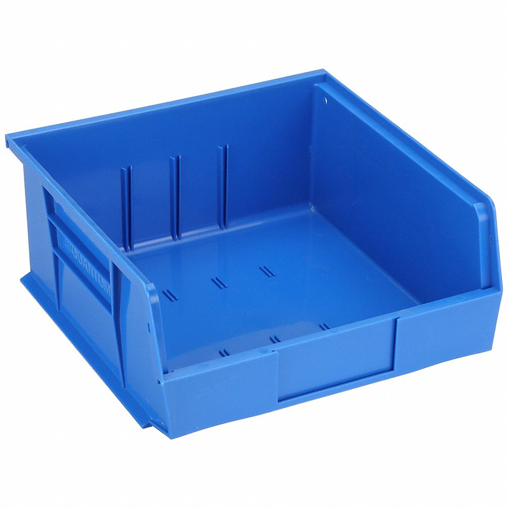 QUANTUM STORAGE SYSTEMS QUS235BL Hang/stack Bin 10-7/8l x 11w Blue | AF6AEH 9U073