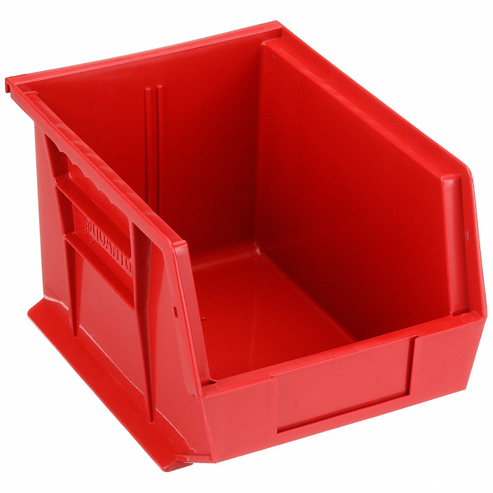 QUANTUM STORAGE SYSTEMS QUS239RD Hang/stack Bin 10-3/4l x 8-1/4w Red | AF4ZMQ 9T491