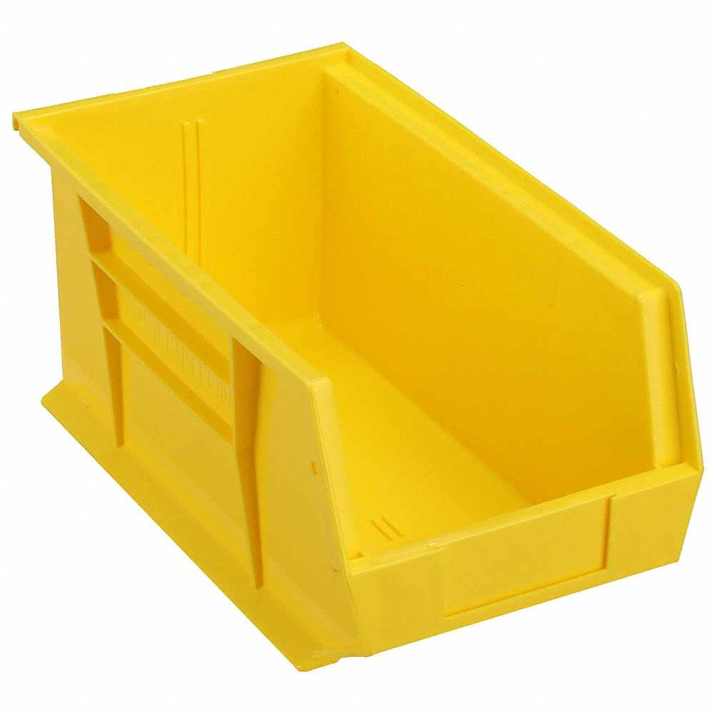 QUANTUM STORAGE SYSTEMS QUS240YL Hang/stack Bin 14-3/4l x 8-1/4w Yellow | AF4HGM 8X103