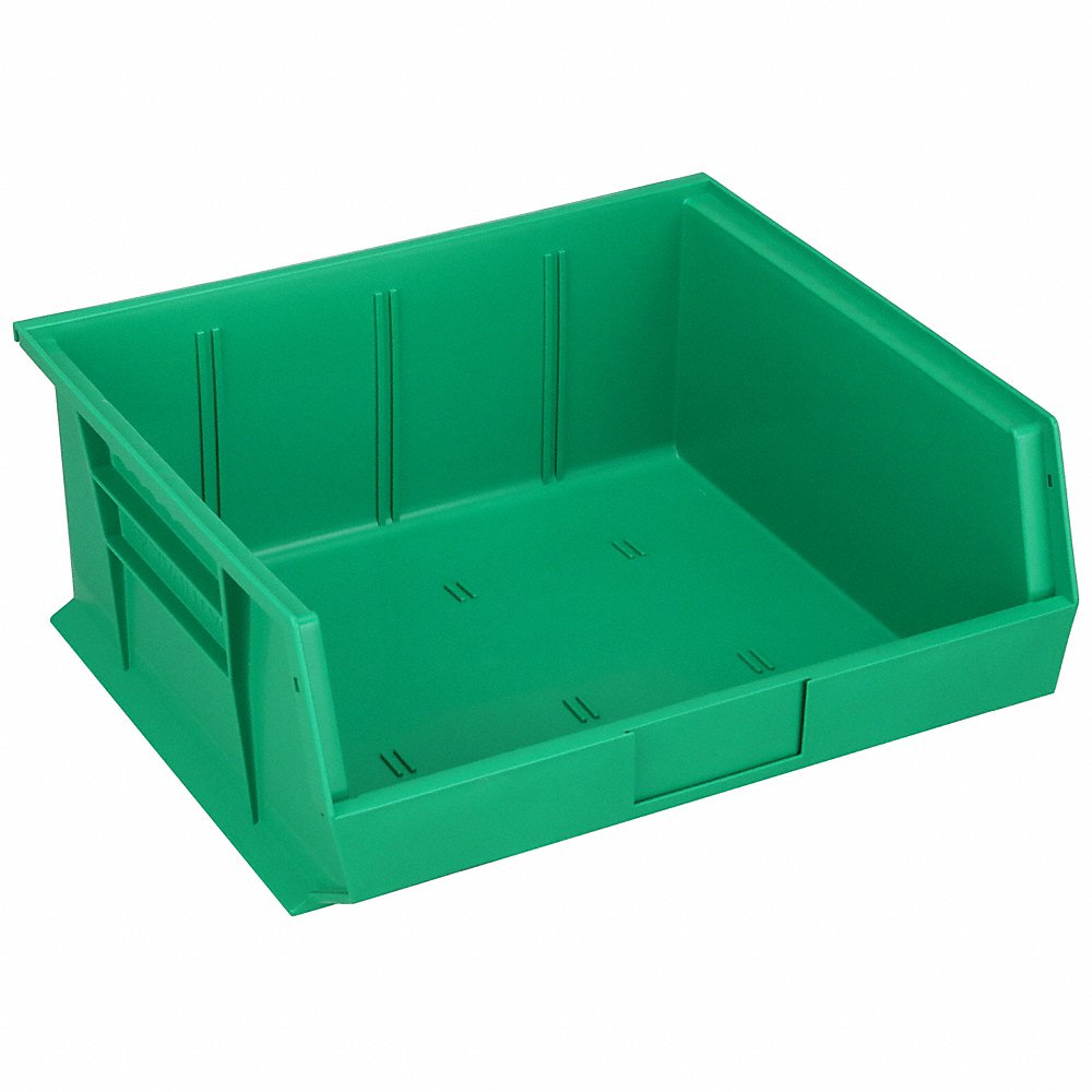 QUANTUM STORAGE SYSTEMS QUS250GN Hang And Stack Bin 14-3/4 Inch Length Green | AF4VLW 9LFP0