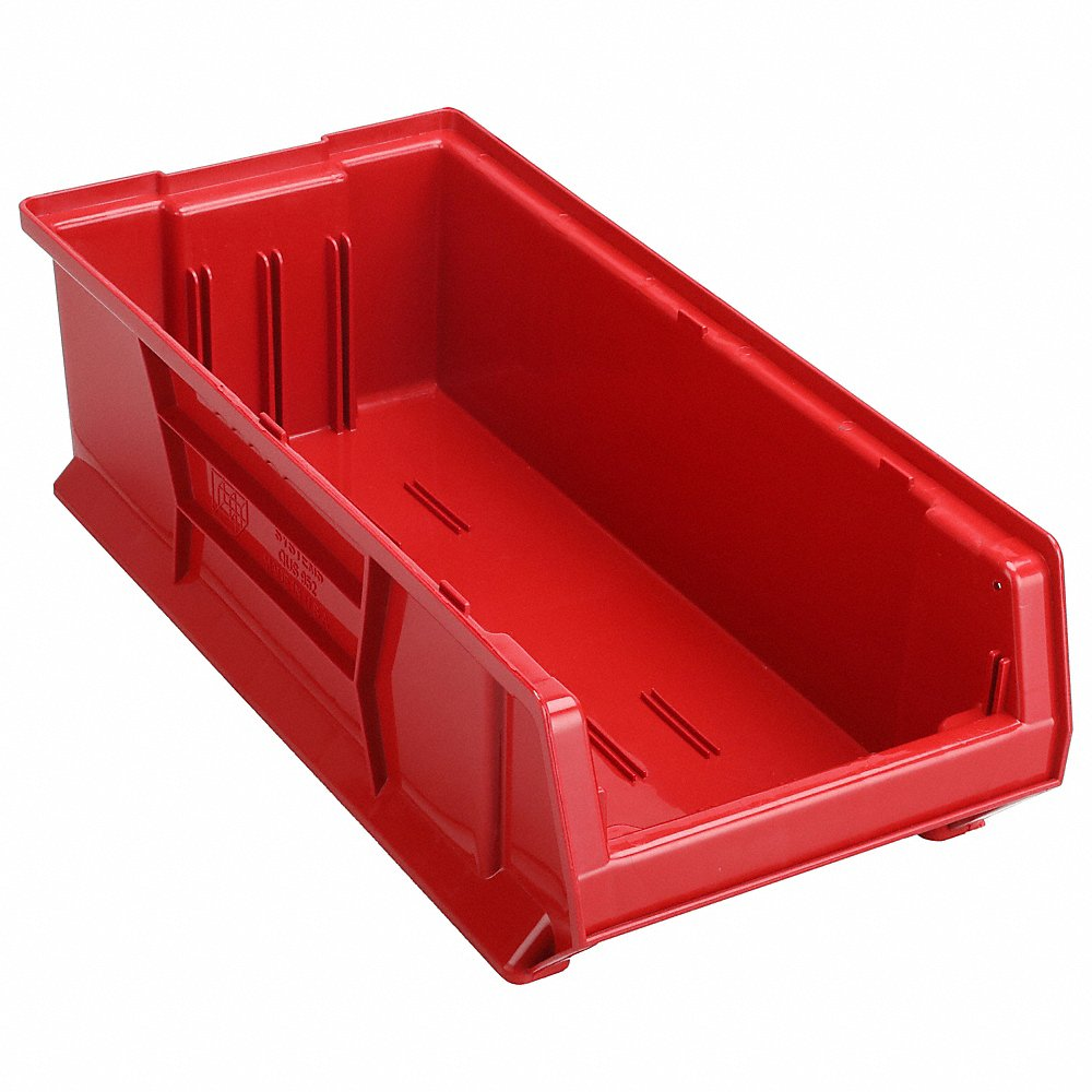 QUANTUM STORAGE SYSTEMS QUS952RD Bin 23-7/8 Inch Length 11 Inch Width 7 Inch H Red | AC3FHK 2TA89