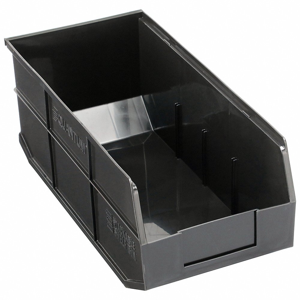QUANTUM STORAGE SYSTEMS SSB463BK Shelf Bin 8-1/4 Inch Width 7 Inch H Black | AB7XET 24K224