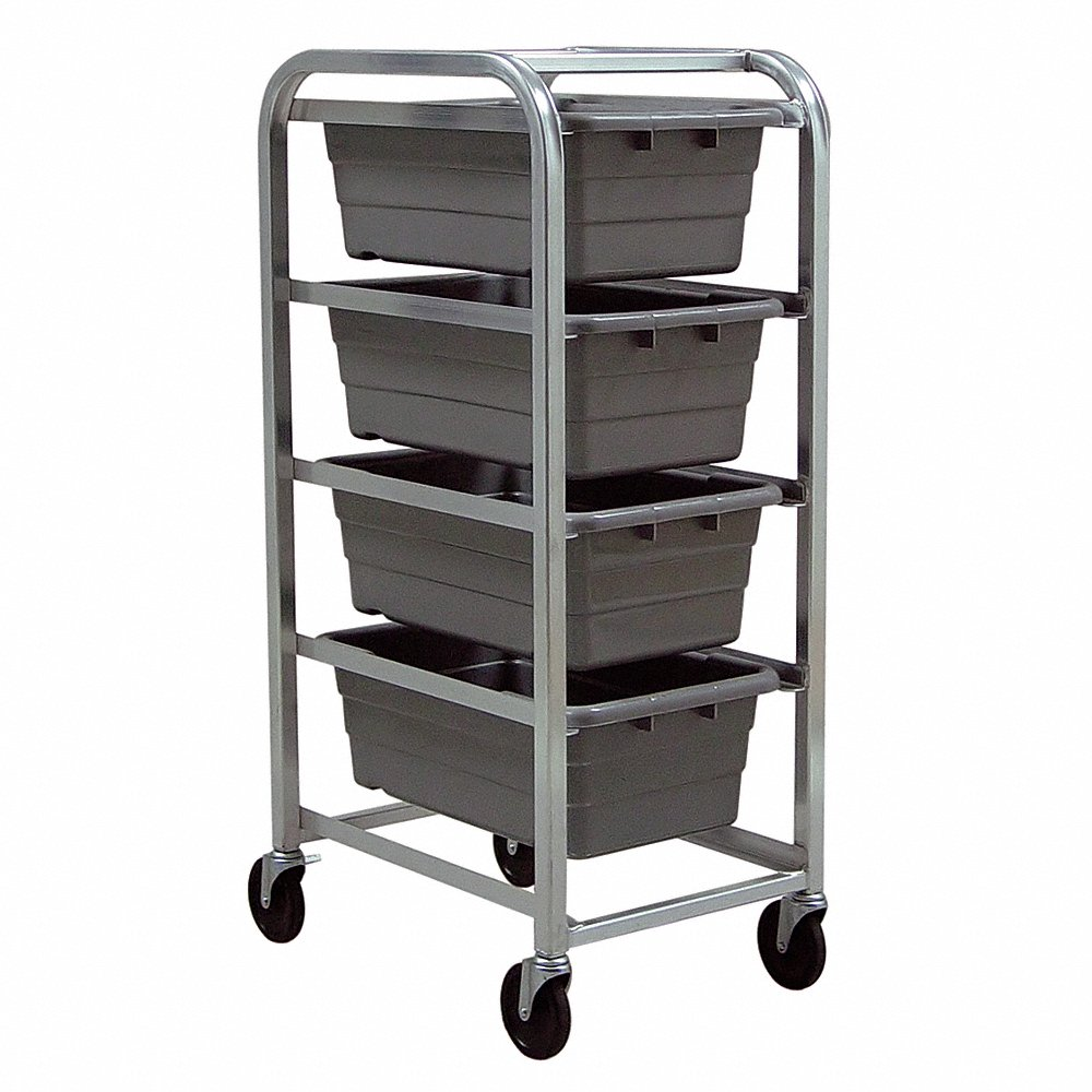 QUANTUM STORAGE SYSTEMS TR4-2516-8GY Cross Stack Tub Rack With 4 Tubs Gray | AC6HPQ 33Z268