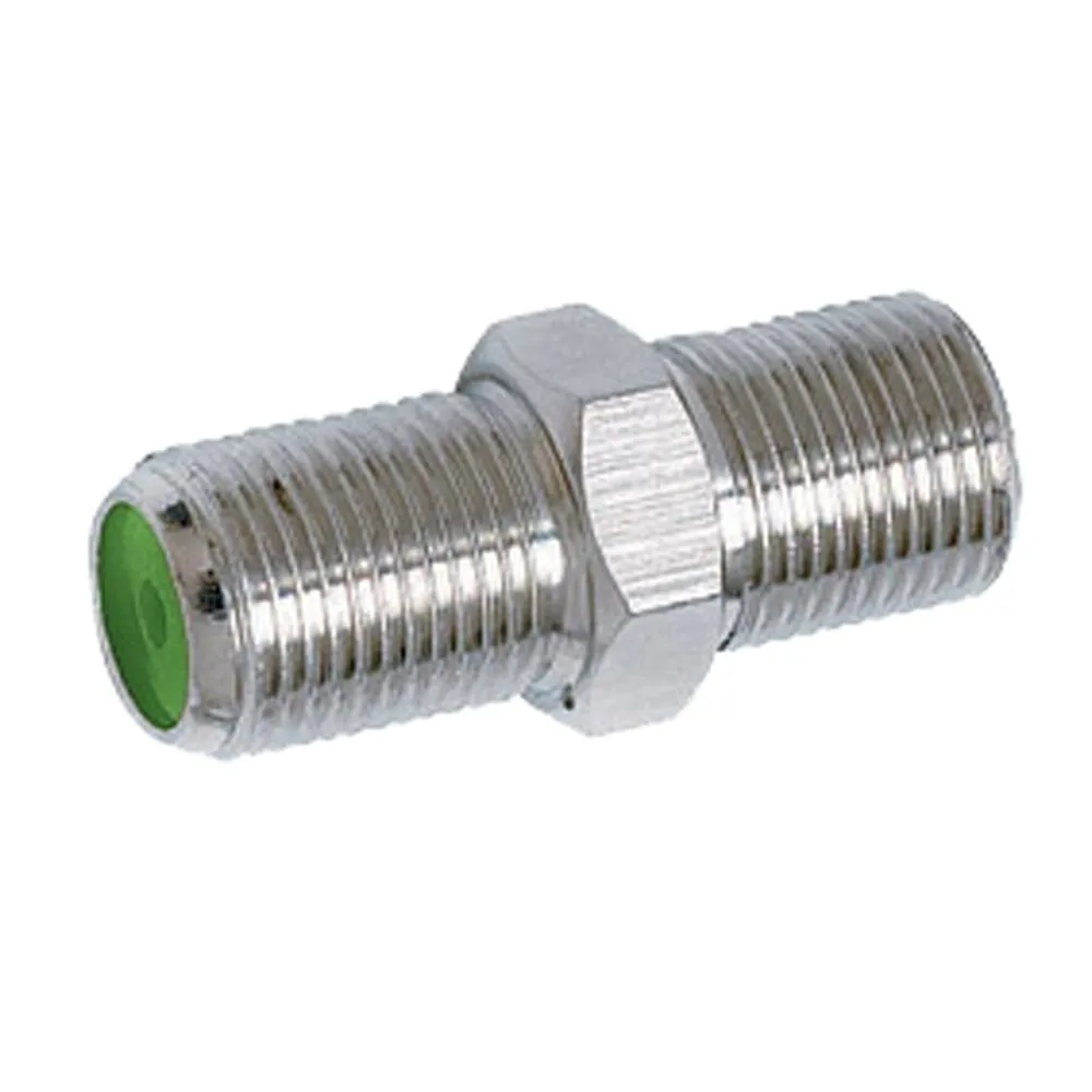F-81 (F-F) Inline Coupler, 75 Ohm, 1 Feet Feet, Satelite 3Ghz W/O Nut Washer