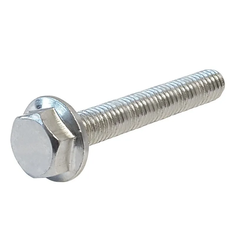 M10 Zinc Flanged HEX Bolt For Cable Tray, 2-1/2 Inch