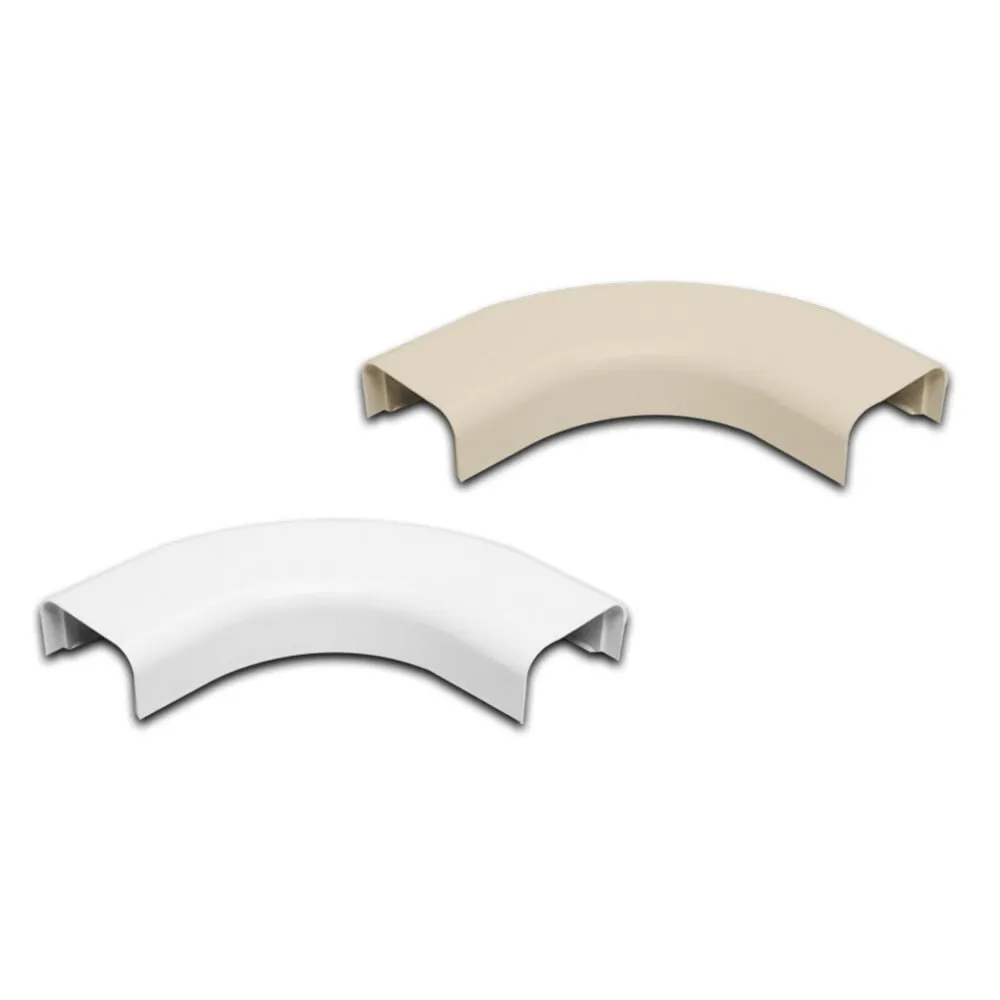 Right Angle Raceway Accessory, 1/2 Feet Feet, Beige, 12PK