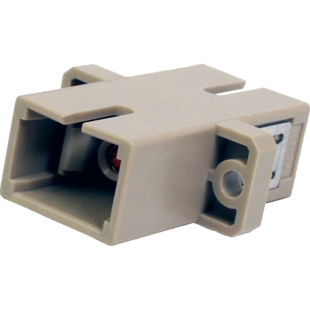 Sc/Sc Fiber Optic Adapter, (Simple) Multi-Mode, Plastic