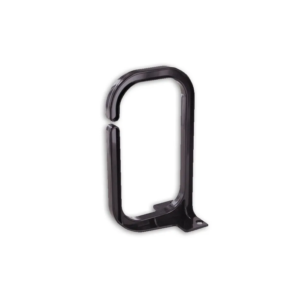Vertical D-Ring Cable Manager, 70 Cables, 1U, Black