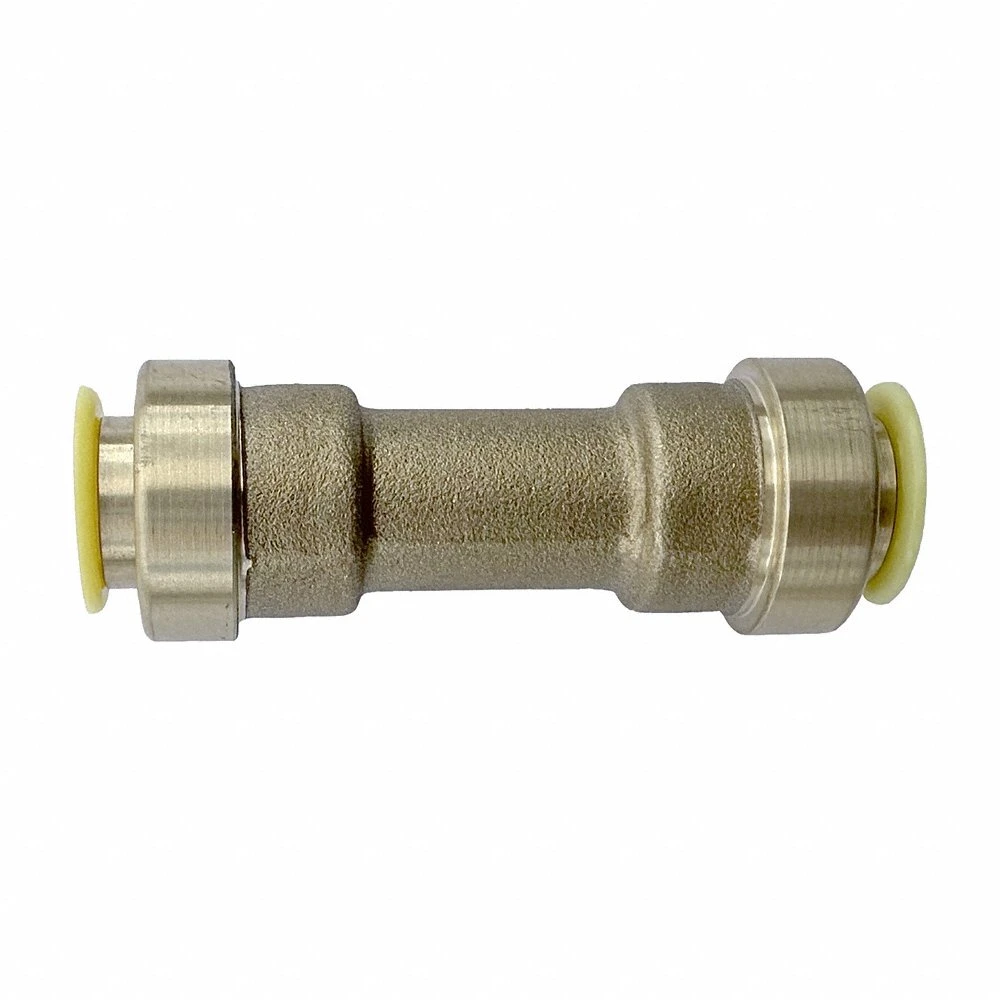 Push-Fit Union Fitting, 3/8 Inch OD x 3/8 Inch OD Size, Push-to-Connect x Push-to-Connect