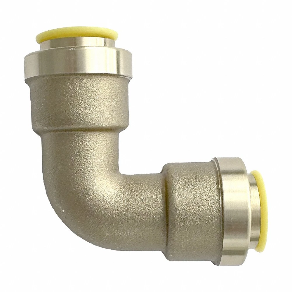 Push-Fit Elbow Fitting, 5/8 Inch OD x 5/8 Inch OD Size, Push-to-Connect x Push-to-Connect